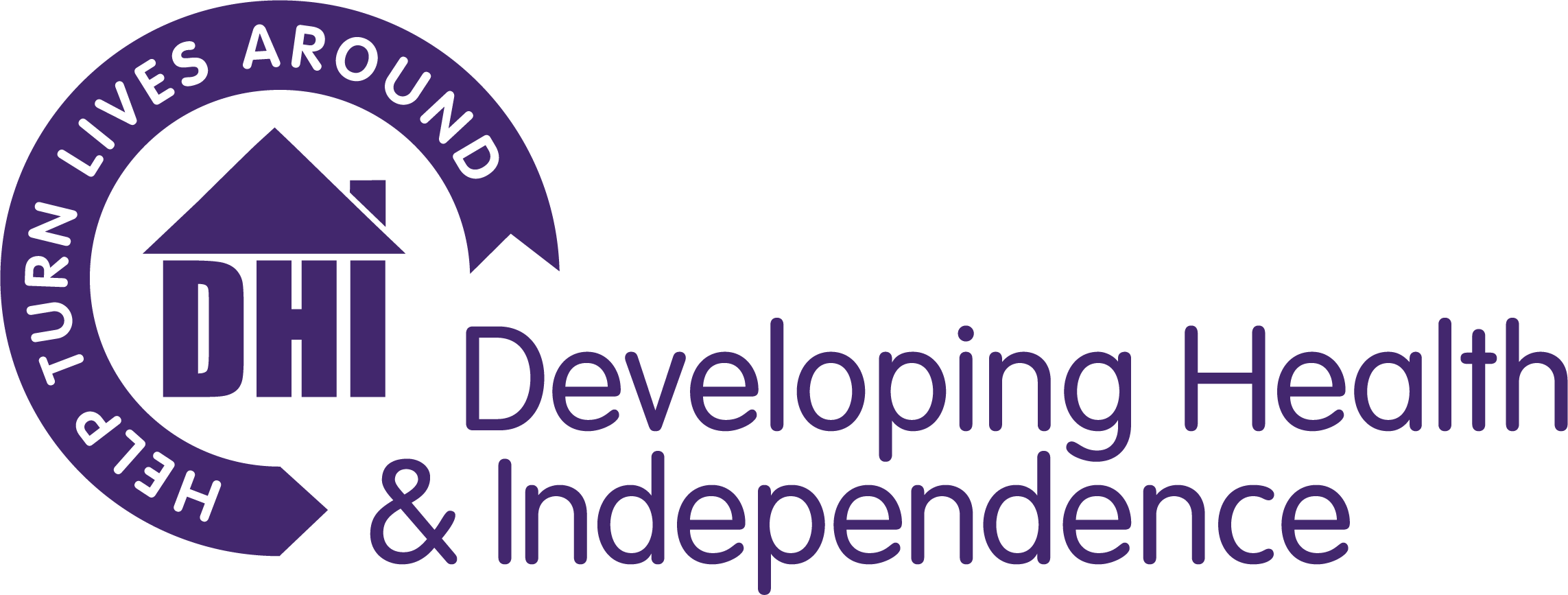 DHI Logo, Purple