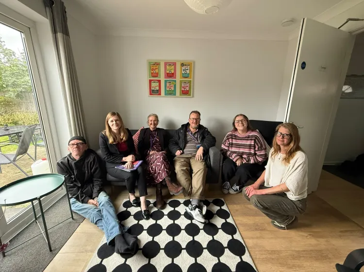 Claire Hazelgrove MP visits DHI’s Hawthorn House to see innovative supported housing in action