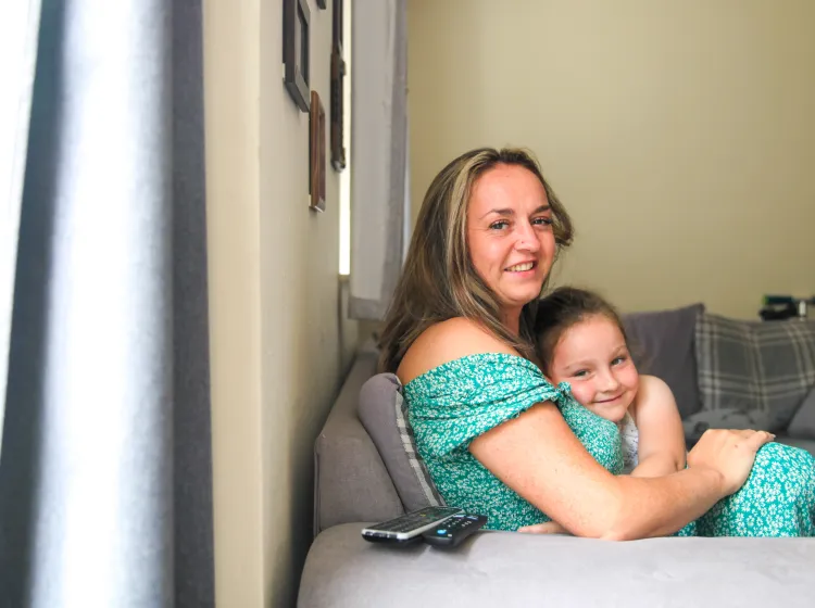“I grew up in a happy, stable home - that’s all I want for my children”